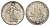Франция 1 франк 1915 с отверстием KM 844 серебро 4622-1113