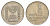 Израиль 1/2 лиры 1974 JE 5734 KM 36 медно-никель 4629-612