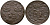 Швеция 1/4 эре 16хх Кристина (1632-1654) медь 4168-113