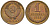 СССР 1 КОПЕЙКА 1989 Федорин 177, ЛМД KM 126a латунь 66-632