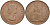 Великобритания 1 пенни 1967 Елизавета II (1952-2022) KM 897, Spink 4157 бронза 4574-322