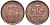 Великобритания 2 пенса 2001 Елизавета II (1952-2022) KM 987, Spink 4690 (C5) сталь плакированная медью 3334-913
