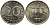 Болгария 20 стотинок 1999 KM 241 медно-никель UNC 181-421