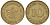 ФРГ 10 пфеннигов 1949 J KM 103, J. 378 сталь плакированная латунью 4163-322