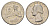 США 25 центов (квотер) 1976 D, 200 лет независимости (1776-1976), Вашингтон, барабанщик KM 204 медь плакированный медно-никелем 4628-1112