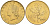 Италия 20 лир 1996 R, дубовый лист KM 97.2 алюминиевая бронза  UNC  4594-1041