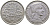 Латвия 5 латов 1929 девушка KM 9 серебро 1066-6-12