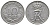 ДАНИЯ 10 ЭРЕ 1963 C; S, ФРЕДЕРИК IX (1947-1972) KM 849.1 медно-никель 26-868
