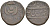 Индия, Ауд (Авадж) (Awadh) 1 фалус ND (AH1258-1262), Amjad Ali Shah (1842-1847), вес 11,7 гр. KM 325 медь 00-00