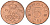 Дания 5 эре 1976 S; B, Маргрете II (1972- ) KM 859.1 железо плакированное медью 54-1052