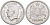 Монако 2 франка 1943 Луи II (1922-1949) KM 121 алюминий UNC 3457-534