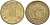 ИСПАНИЯ 1 ПЕСЕТА 1953 (63) ФРАНСИСКО ФРАНКО ДИКТАТОР ИСПАНИИ ( 1939- 1975) KM 775 алюминиевая бронза 216-546