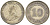 Стрейтс-Сетлментс 10 центов 1926 Георг V (1910-1936) KM 29b серебро 218-847