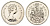 Канада 50 центов 1978 Елизавета II (1952-2022), герб KM 75 никель PROOF-LIKE (BU) 4631-956