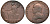 Великобритания 1/2 пенни 1792 Миддлсекс - Лондон, бюст Шекспира Dalton & Hamer 928 медь 603-1335