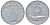 Италия 5 лир 1952 R, плуг, дельфин KM 92 алюминий 4596-424