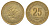 Экваториальная Гвинея 25 франков 1985 KM 60 алюминиевая бронза UNC 4652-852