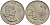 ЮАР 20 центов 1966 Ян ван Рибек (1619-1677), Suid Africa, легенда на африкаанс, цветок протея KM 69.2 никель 67-437