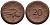 Саксония 20 пфеннигов 1921 колосья и серп J. N 53 фарфор UNC 1094-7-83