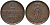 Ганновер 2 пфеннига 1853 В, ГЕОРГ V (1851-1866) KM 217 медь 4448-1056