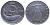 Италия 5 лир 1953 R, дельфин, плуг KM 92 алюминий 4385-1042