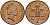Великобритания 2 пенса 1992 Елизавета II (1952-2022) KM 936a, Spink 4376 сталь плакированная медью 4607-926