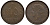 Люксембург 10 сантимов 1930 Шарлотта (1918-1964) KM 41 бронза 4538-732