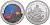 Палау 5 долларов 1994 две рыбки, цветная эмаль KM 6 серебро PROOF 1077-1-51