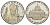 Либерия 10 долларов 2001 Иоанн Павел II KM 643a медно-никель PROOF 443-622