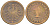 ГЕРМАНИЯ 1 ПФЕННИГ 1875 E, СТАРОГЕРБОВКА KM 1, J. 1, Weege 1 медь 206-1034