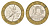 Франция 10 франков 1989 тип гений Бастилии KM 964.1, Le Franc 375 биметалл 4631-545