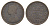 Британская Индия 1/4 анны 1886 Виктория (1837-1901) KM 486 медь 75-1826