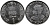 Индия 1 рупия 2003 Махарана Пратап Сингх I KM 314 сталь UNC 4388-1137