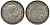 Дания 2 кроны 1945 N; S, 75 лет королю Кристиану X (1870-1945) KM 836 серебро 69-435