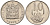 ЮАР 10 центов 1977 цветок алоэ KM 85 никель  UNC  4189-125