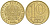 КАЗАХСТАН 10 ТЕНГЕ 2011 KM 25 латунь 211-929