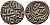 Индия 2 гани 1296-1316 AD Делийский Султанат, Ала аль-Дин Мохаммед биллон 192-926