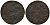 Нидерланды, Арнем 1 дуит ND (1594-1599)  медь 4146-613