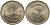 ТУРЦИЯ 5000 ЛИР 1994 АТАТЮРК KM 1025 никель бронза UNC 114-123