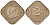 Британская Индия 2 анны 1919 Георг V (1910-1936) KM 516 медно-никель 4615-248