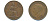 Великобритания 1 пенни 1944 Георг VI (1936-1952) KM 845, Spink 4114 бронза 89-213