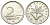 ВЕНГРИЯ 2 ФОРИНТА 1993 ВР KM 693 медно-никель 4385-814