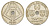 Бельгия 25 сантимов 1939 Belgique - Belgie KM 114 никель латунь 4175-1024