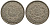 Марокко 20 франков 1946 Proba, Essai KM E36 медно-никель UNC 00-803-30