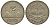 Гватемала 1/4 реала 1895 5 звезд, Испанское правление KM 162 серебро 4549-934