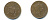 Великобритания 1 пенни 1989 Елизавета II (1952-2022) KM 935, Spink 4381 (B3) бронза 177-1128