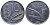 ИТАЛИЯ 10 ЛИР 1954 R, ПЛУГ KM 93 алюминий 4385-1045