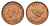 Великобритания 1 фартинг 1937 Георг VI (1936-1952) KM 843, Spink 4116 медь 4627-636