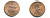 США 1 ЦЕНТ 2002 ЛИНКОЛЬН KM 201b цинк плакированный медью UNC 179-538