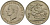 Великобритания 5 шиллингов = 1 крона 1951 Георг VI (1936-1952), фестиваль Британии, Георгий Победоносец, в оригинальной коробке KM 880, Spink 4111 медно-никель Prooflike  2-4-2-39
